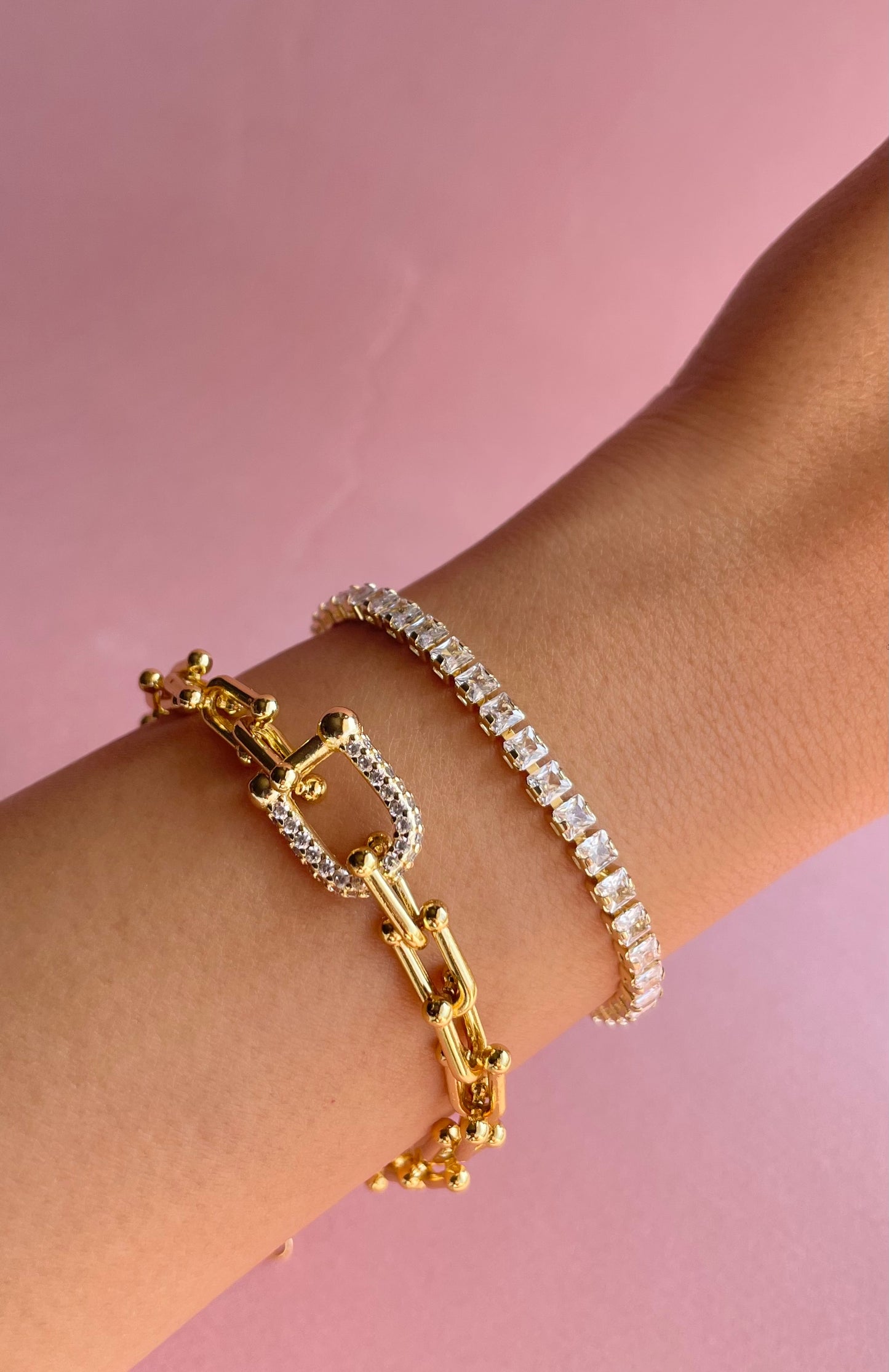 Adjustable Tennis bracelet