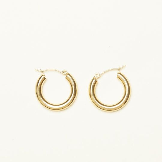 Classic gold hoops